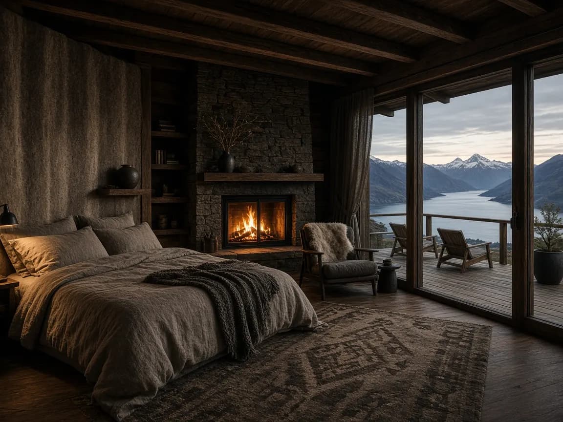 Suite Lumbre con deck y chimenea